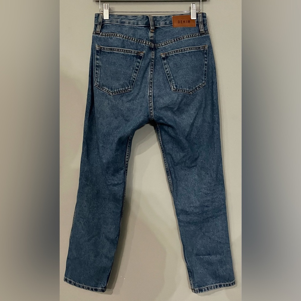 Sezane Blue Straight Leg Jeans - Picture 3 of 6